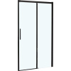 Душевой уголок RGW Leipzig LE-12B+80 см (137-141)x80x195 профиль черный матовый, стекло прозрачное