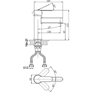 Смеситель для раковины Rush Tenerife TE2835-11
