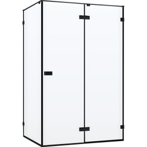 Купить Душевой уголок Cezares Bellagio BELLAGIO-AH-1-140/80-C-NERO 140х80, черный в Москве с доставкой Душевой уголок Cezares Bellagio BELLAGIO-AH-1-140/80-C-NERO 140х80, черный