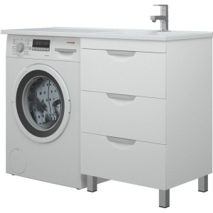 Тумба с раковиной Corozo Алиот 120 под стиральную машину R
