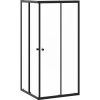 Душевой уголок DIWO Анапа 90х90, профиль черный матовый