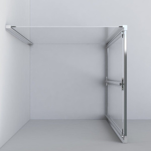 Душевой уголок Vincea Garda VSR-1G8090CL 90x80 см, профиль хром, стекло прозрачное