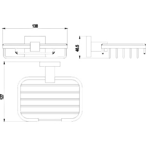 Купить Мыльница Timo Selene 10025/00 chrome в Москве с доставкой Мыльница Timo Selene 10025/00 chrome