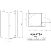 Душевой уголок Radaway Almatea KDJ 100x90 прозрачное стекло R