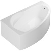 Акриловая ванна STWORKI Молде L 170x100 см, угловая, с каркасом, асимметричная