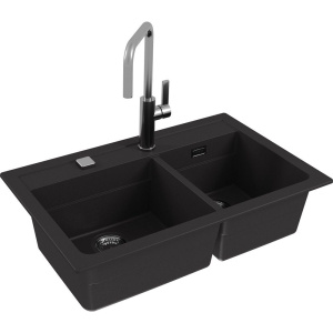 Мойка кухонная Alveus Atrox Granital 50 carbon