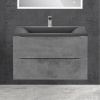 Тумба с раковиной Vincea Mia 75 бетон