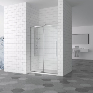Душевая дверь в нишу RGW Stilvoll SV-12 1500х1950 профиль хром, стекло прозрачное