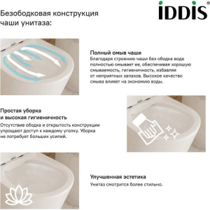 Унитаз подвесной IDDIS Vibe VIBRDSEI25