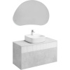 Мебель для ванной AQUATON Марбл 100 слэйт, белая матовая, раковина 1WH501709