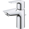 Смеситель для раковины Grohe BauEdge 23328001 с ограничителем температуры и рычажным донным клапаном, размер S, хром