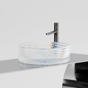 Купить Раковина Ceramicanova Cristal CN6059 неон в Москве с доставкой Раковина Ceramicanova Cristal CN6059 неон