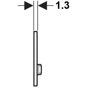 Купить Кнопка смыва Geberit Sigma 50 115.671.DW.2 черная в Москве с доставкой Кнопка смыва Geberit Sigma 50 115.671.DW.2 черная