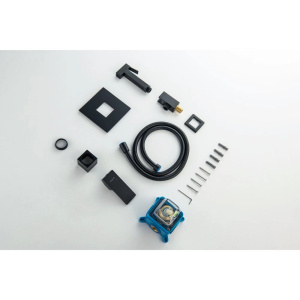 Гигиенический душ со смесителем Aquatek Лира AQ1419MB черный