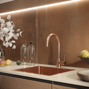 Купить Смеситель для кухни Domaci Равенна DCB 3004 медь в Москве с доставкой Смеситель для кухни Domaci Равенна DCB 3004 медь