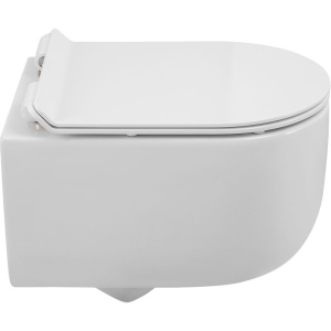 Купить Унитаз подвесной BelBagno Soft BB084CH-TOR безободковый, крышка BB2011SC с микролифтом в Москве с доставкой Унитаз подвесной BelBagno Soft BB084CH-TOR безободковый, крышка BB2011SC с микролифтом