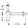 Сифон для раковины Geberit 151.035.11.1 белый