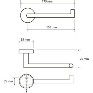 Держатель туалетной бумаги Bemeta Neo 104212035 R, steel