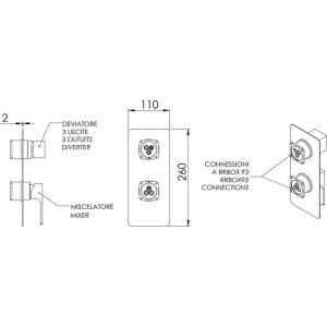 Купить Смеситель для ванны с душем Remer Absolute AU93KBBG золотой брашированный в Москве с доставкой Смеситель для ванны с душем Remer Absolute AU93KBBG золотой брашированный