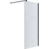 Душевая перегородка Акватек AQ WIW 12020BL 120x200 см, черный матовый профиль