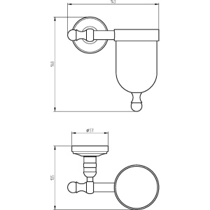 Купить Держатель освежителя воздуха Migliore Mirella 17314 золото в Москве с доставкой Держатель освежителя воздуха Migliore Mirella 17314 золото