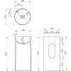 Раковина Vincea VBS-6SP01MW 40 напольная