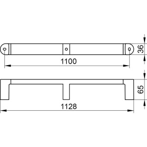 Поручень Keuco Elegance new 31601 110 см