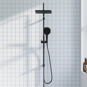 Душевая стойка Damixa Merkur 940000300 черная матовая