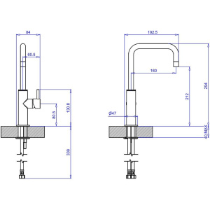 Смеситель для раковины Margaroli Moderna RU2001AA01CR