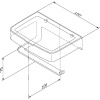 Держатель туалетной бумаги AM.PM Inspire 2.0 AA50A341522 с полкой для телефона и контейнером, черный
