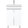 Тумба с раковиной Onika Милтон Квадро 55 напольная, белая