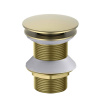 Донный клапан Aquatek AQ6003BG шлифованное золото