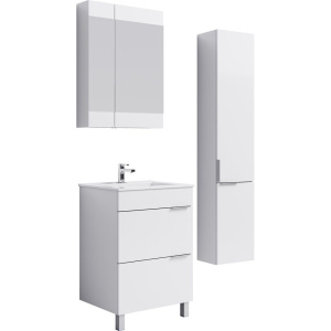 Шкаф-пенал Aqwella Brig 30 универсальный, подвесной, белый