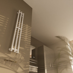 Полотенцесушитель электрический Altasan Арго 120х17 белый матовый