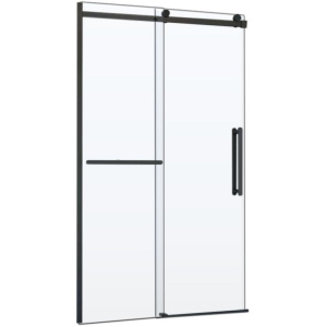 Душевая дверь в нишу Vincea Como Soft VDS-1CS120CLB 120 см профиль черный