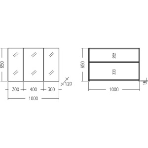 Купить Зеркало-шкаф СанТа Аврора 100 в Москве с доставкой Зеркало-шкаф СанТа Аврора 100