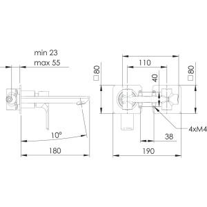 Купить Смеситель для раковины Remer Energy EY15P С ВНУТРЕННЕЙ ЧАСТЬЮ в Москве с доставкой Смеситель для раковины Remer Energy EY15P С ВНУТРЕННЕЙ ЧАСТЬЮ