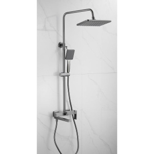 Душевая стойка BELZ B24613-3 вороненая сталь