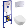 Комплект Унитаз подвесной Villeroy & Boch Subway 2.0 5614R201 alpin + Кнопка Viconnect 9224 9061 хром + Инсталляция 9224 6100