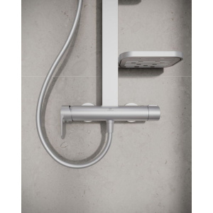 Душевая стойка Ideal Standard Alu+ BD584SI, silver