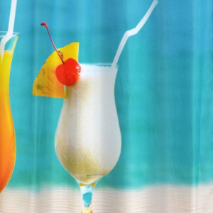 Штора для ванной Ridder Sex on the Beach 48310 180x200