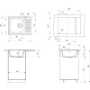 Мойка кухонная Ulgran U-202 -310 серая