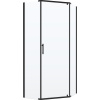 Душевой уголок Niagara Nova NG-6834-08 BLACK 100x100, пятиугольный, черный