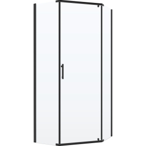 Душевой уголок Niagara Nova NG-6834-08 BLACK 100x100, пятиугольный, черный