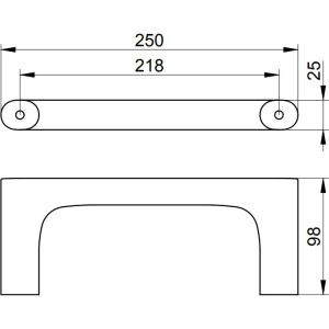 Купить Полотенцедержатель Keuco Edition 400 11521 бронза в Москве с доставкой Полотенцедержатель Keuco Edition 400 11521 бронза