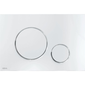 Система инсталляции для унитазов AlcaPlast AM101/1120-4:1 RU M671-0001 кнопка смыва хром