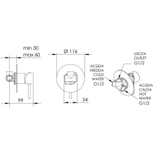 Купить Смеситель для душа Remer X Style X30L С ВНУТРЕННЕЙ ЧАСТЬЮ, золото брашированное в Москве с доставкой Смеситель для душа Remer X Style X30L С ВНУТРЕННЕЙ ЧАСТЬЮ, золото брашированное