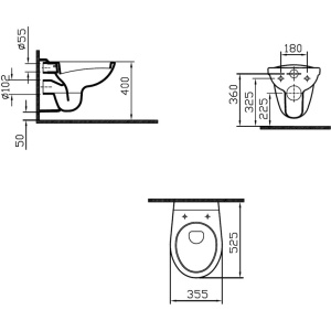 Унитаз подвесной VitrA Normus 6855B003-0101