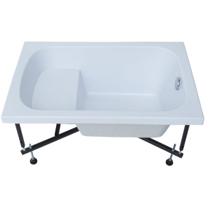 Акриловая ванна Aquanet Seed 246173 110x70 см, с каркасом, для инвалидов