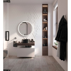 Столешница STWORKI Ольборг 80 дуб карпентер, без отверстий, с тумбой 80